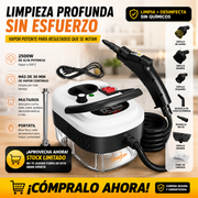 Limpiador A Vapor Presion 2500w Portatil