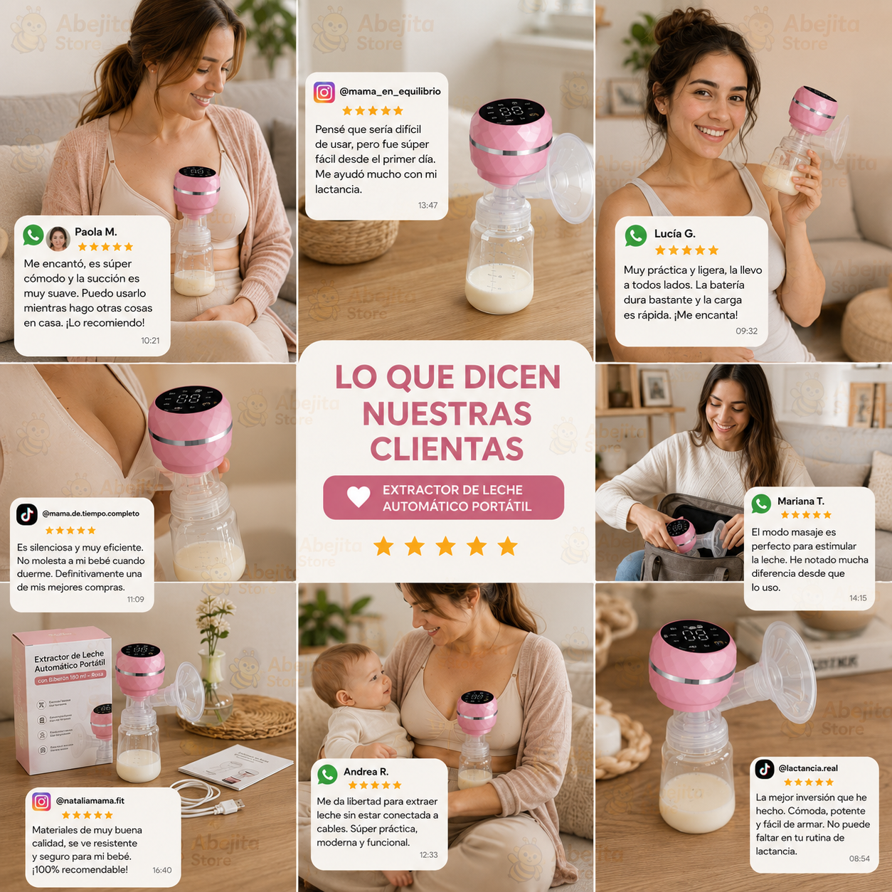 Extractor de Leche Inalámbrico Portátil  LactiFlow - Extracción cómoda y a tu ritmo