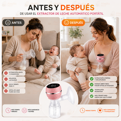 Extractor de Leche Inalámbrico Portátil  LactiFlow - Extracción cómoda y a tu ritmo