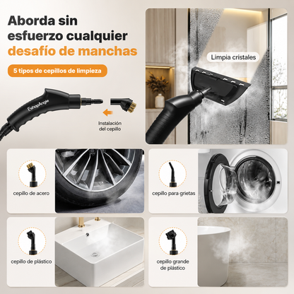 Limpiador A Vapor Presion 2500w Portatil