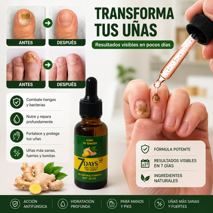 FortiNail - Tónico Jengibre Uñas Antifúngico