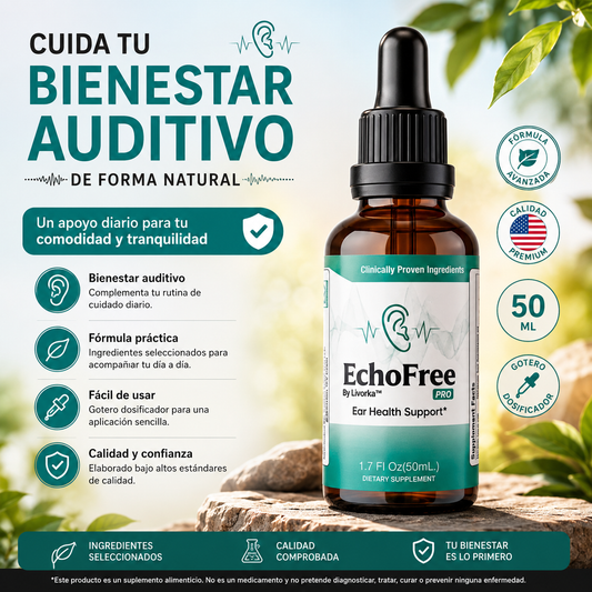 EchoFree Pro – Bienestar auditivo para tu día